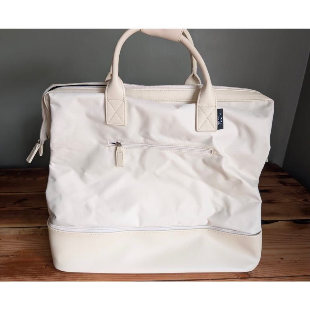 NOBL Travel Drop Bottom Weekender Bag – Sand Carry-On Travel Duffel